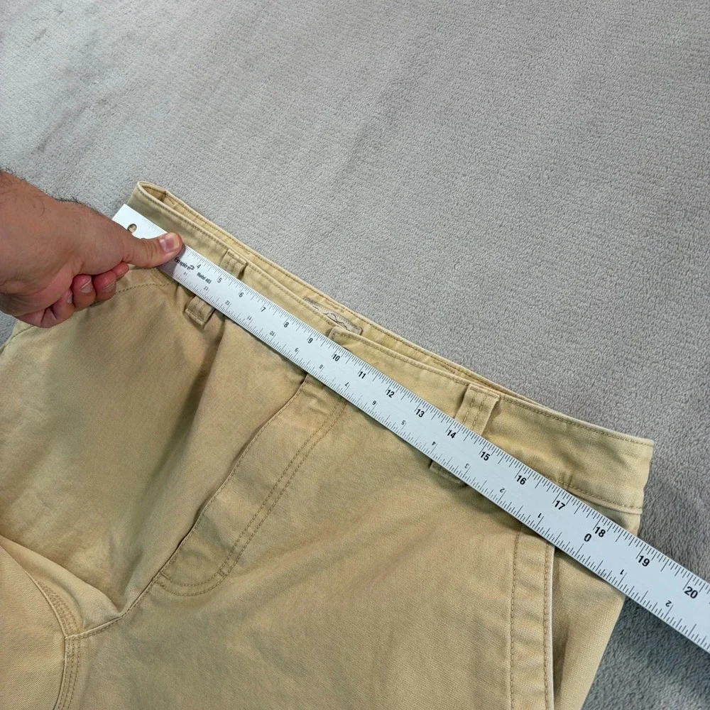 LL Bean Katahdin Iron Works Canvas Nor'‎ Eastern Cotton Carpenter Tan Pant 36x30